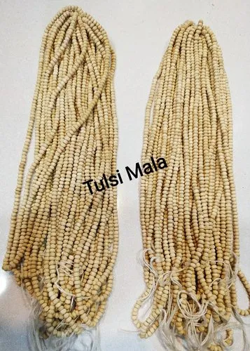 Shri Vaishnav Tulsi Kanti Mala (3 Rounds Neck)- Basil Rosasary 3 Round Neck from Vrindavan